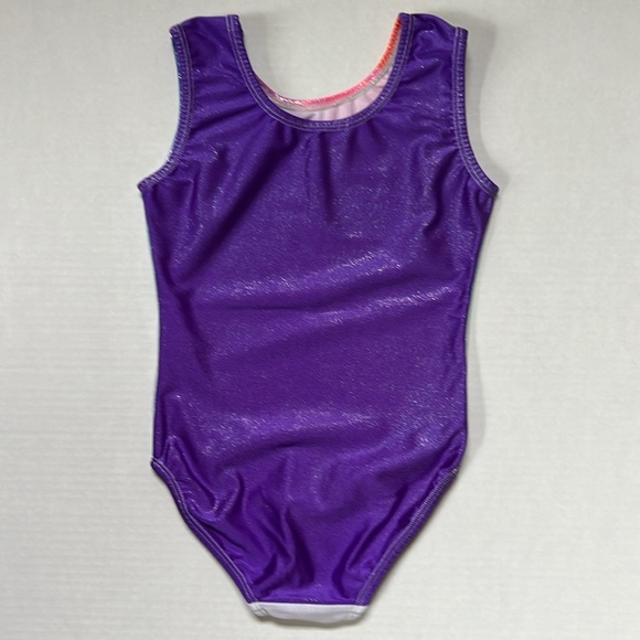 Rainbow Metallic Leotard Size 5/6 - Picture 13 of 16